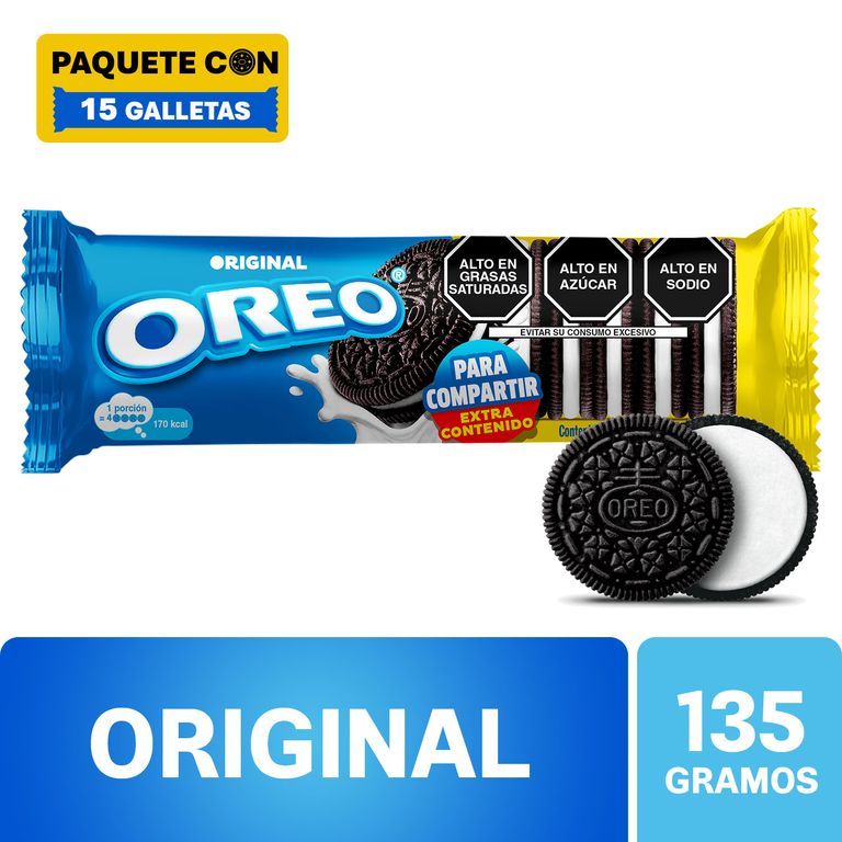 Galleta Oreo Sabor Original Empaque 135 g