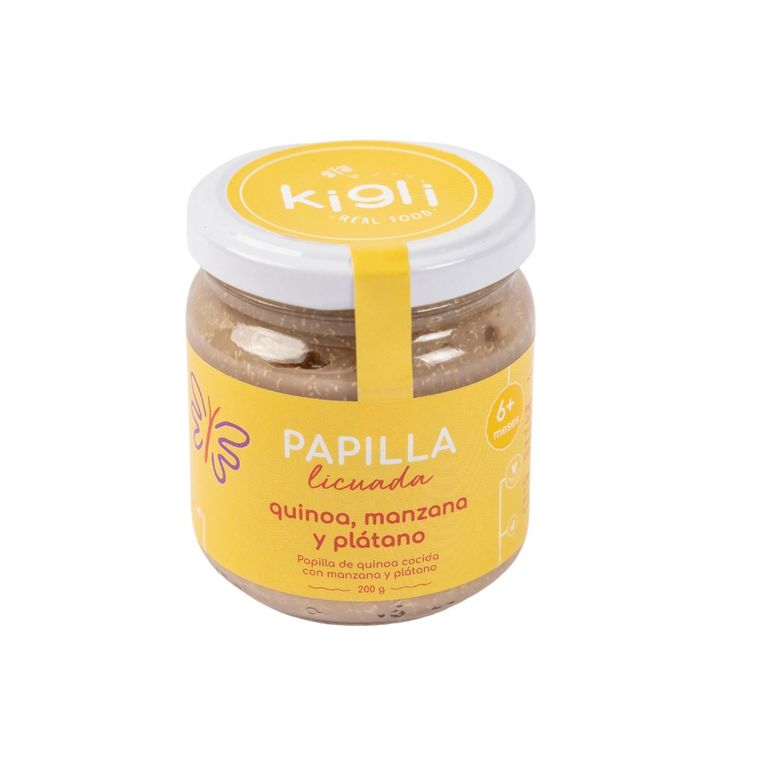 Papilla Kigli Licuada Quinua Platano Manzana Envase 200 g