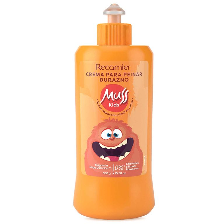 Crema para Peinar Muss Kids Durazno Envase 300 g