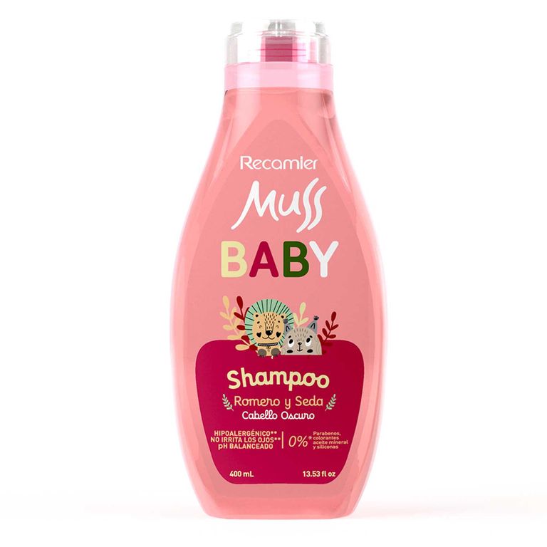 Shampoo Muss Baby Romero y Seda Envase 400 mL