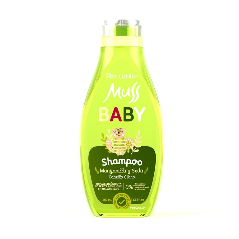 Shampoo Muss Baby Manzanilla Envase 400 mL