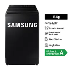 SAMSUNG - Lavadora Ecobubble 13 Kg Negro