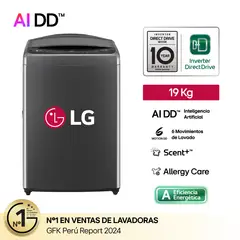 LG - Lavadora Wt19Bv6T 19 Kg AI Dd LG