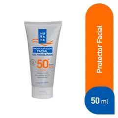MURANA - Fotoprotector Gel Facial SPF50+ Envase 50 mL