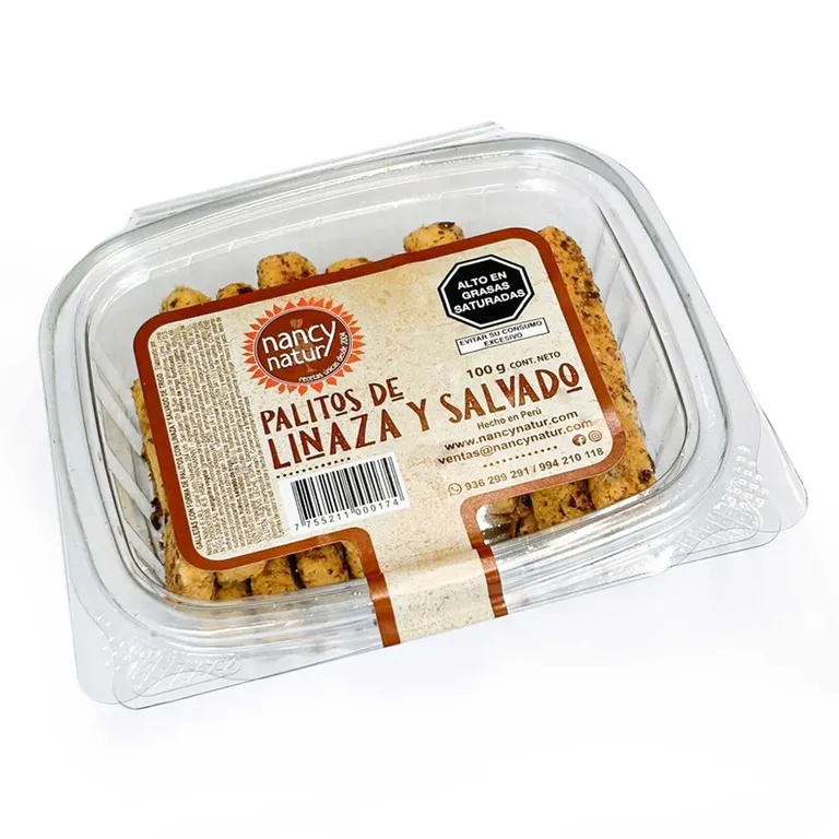 Galleta Forma De Palito Con Linaza Y Salvado x Un