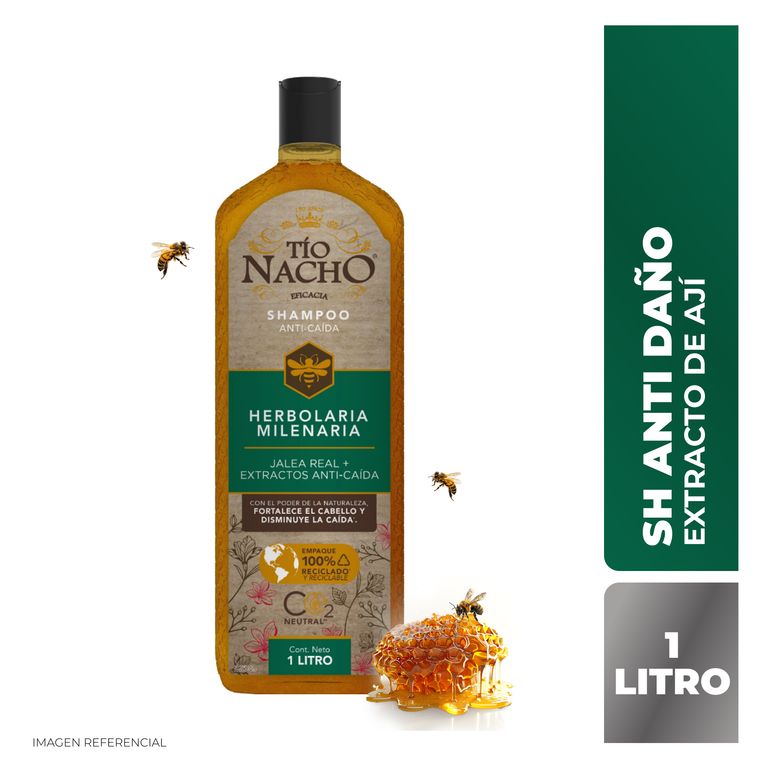 Shampoo Tio Nacho Herbolaria Milenaria Botella 1 L