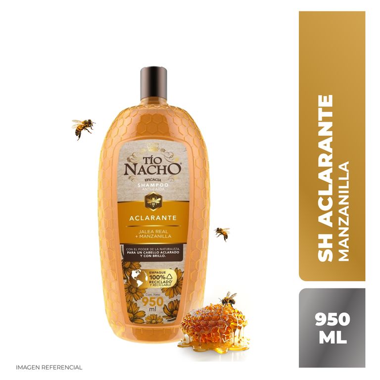 Shampoo Tio Nacho Aclarante Botella 950 mL