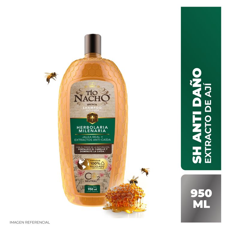 Shampoo Tio Nacho Herbolaria Botella 950 mL