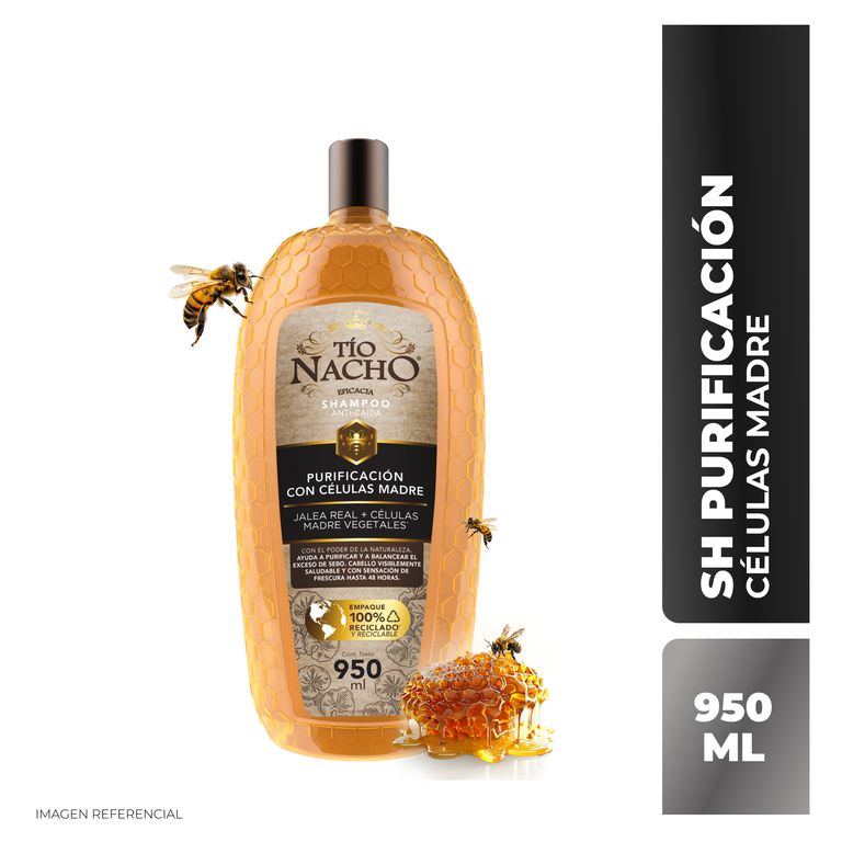 Shampoo Tio Nacho Purificación Celular Botella 950 mL