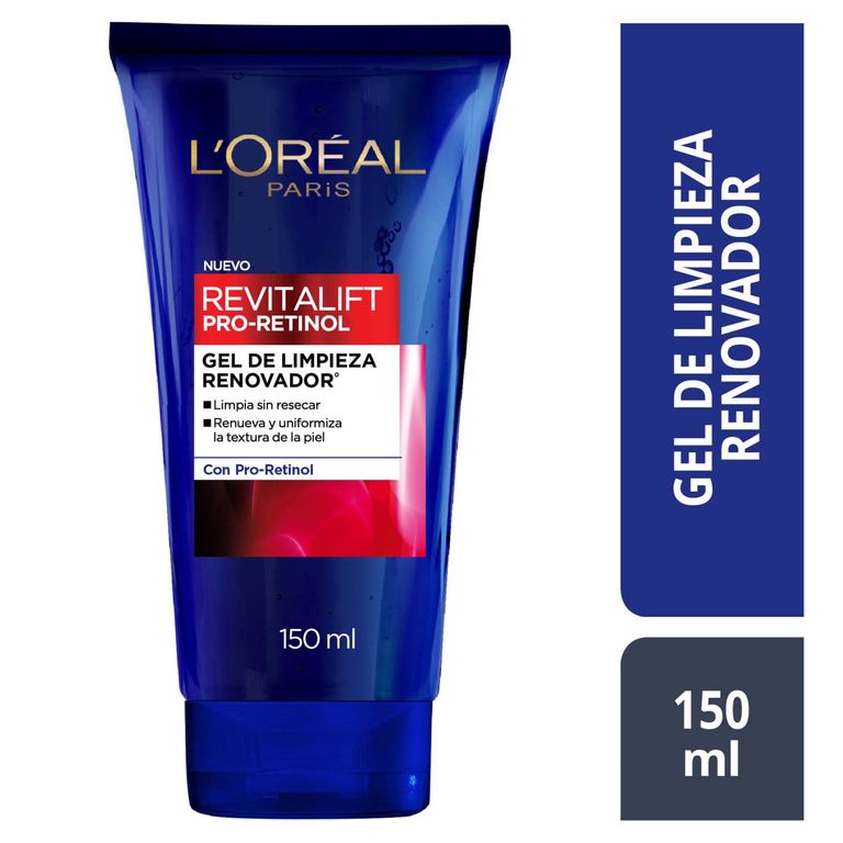 Gel Limpiador Loreal Revitalift Retinol Envase 150 mL