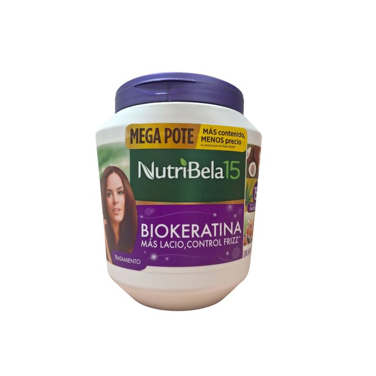 Crema Tratamiento Nutribela 15 Biokeratina Envase 900 mL