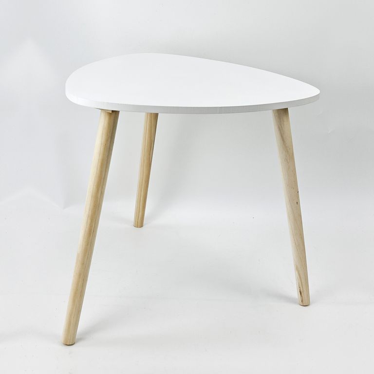 MESA LATERAL BLANCA 48X48X46CM