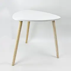 CASA JOVEN - MESA LATERAL BLANCA 48X48X46CM