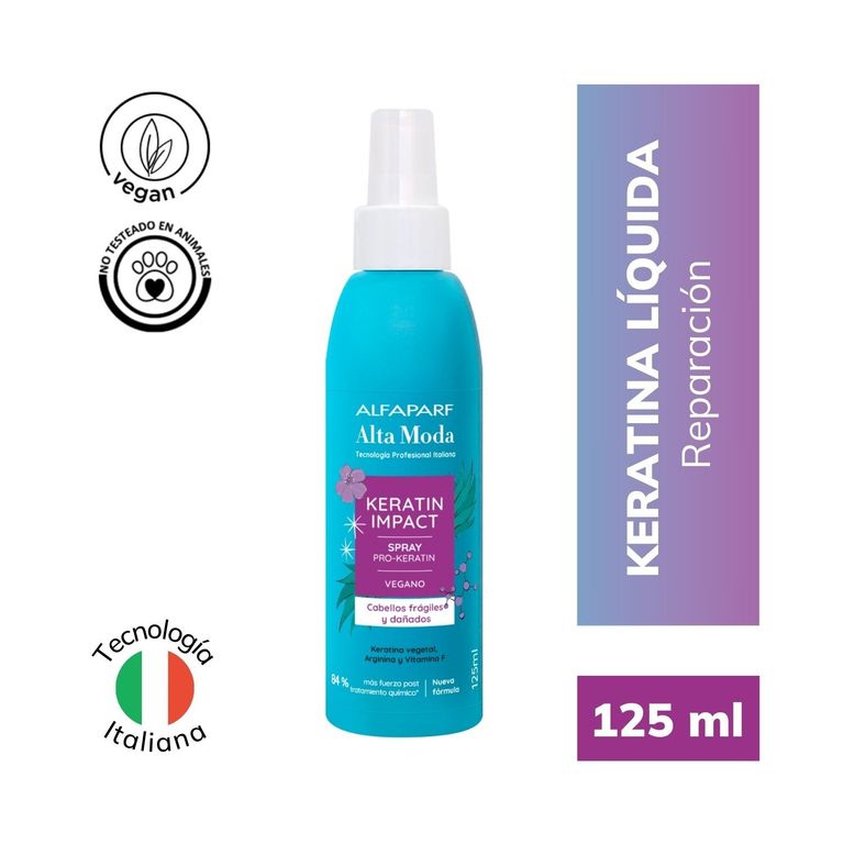Keratina Líquida Alta Moda Envase 125 mL