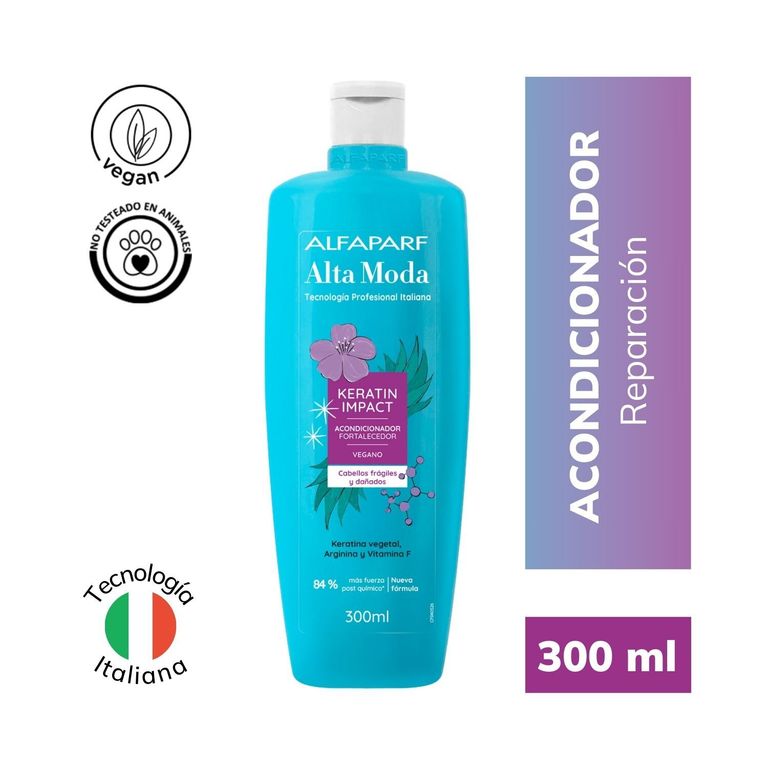 Acondicionador Alta Moda Keratin Impact Botella 300 mL