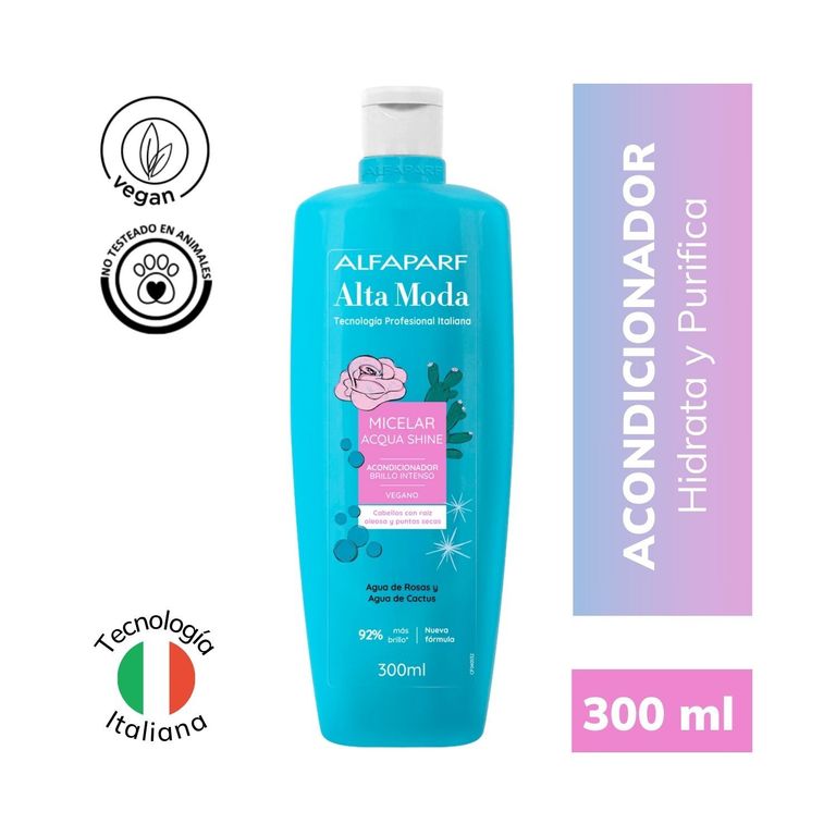 Acondicionador Alta Moda Micelar Acqua Botella 300 mL