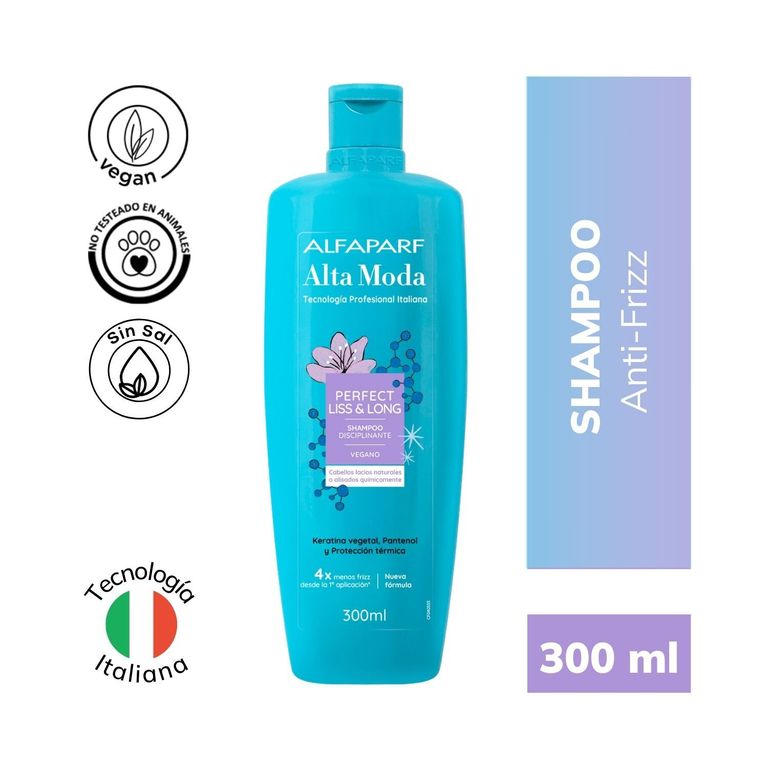 Shampoo Alta Moda Perfect Liss Botella 300 mL