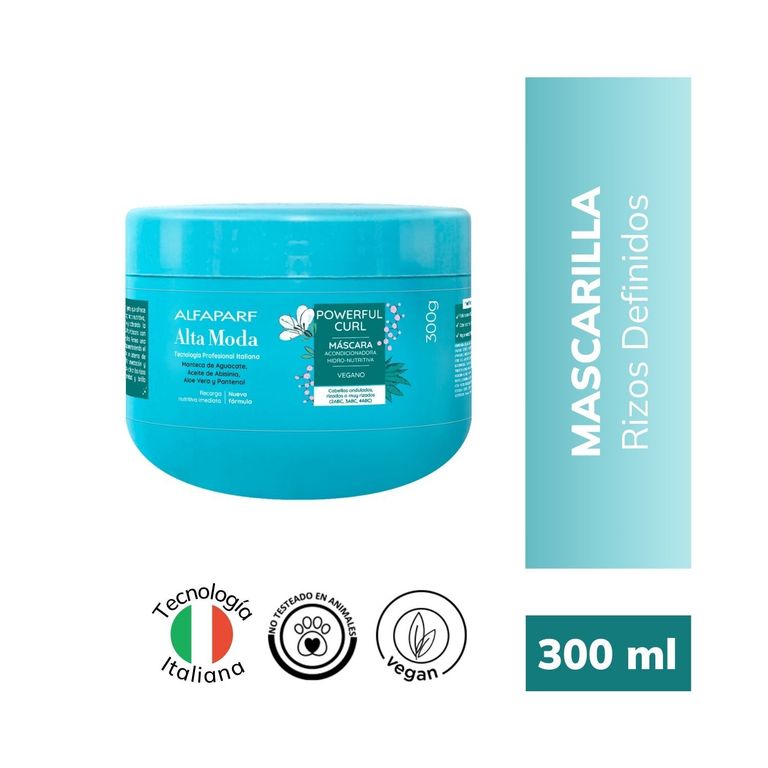 Mascarilla Alta Moda Powerful Curl Envase 300 g