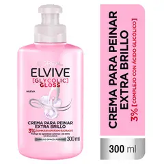 ELVIVE - Crema Peinadora Elvive Glycolic Gloss Envase 300 mL