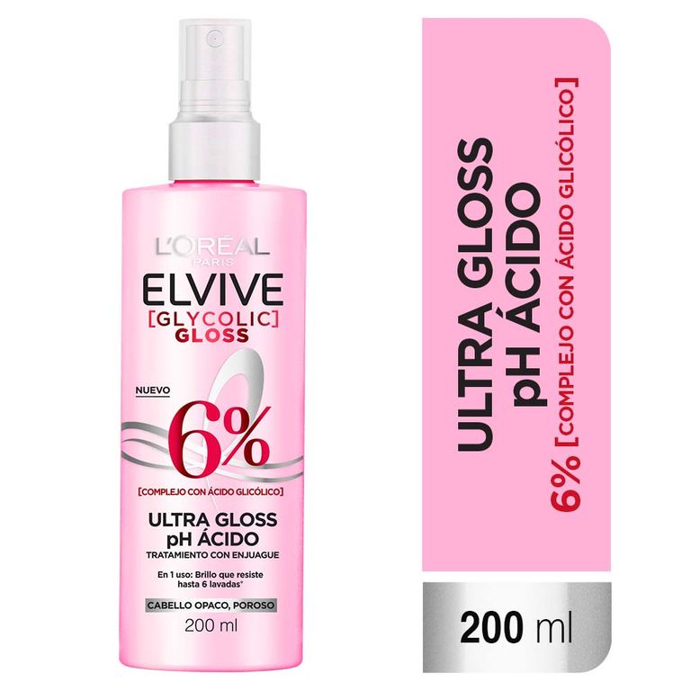 Acidifier Elvive Glycolic Gloss Envase 200 mL