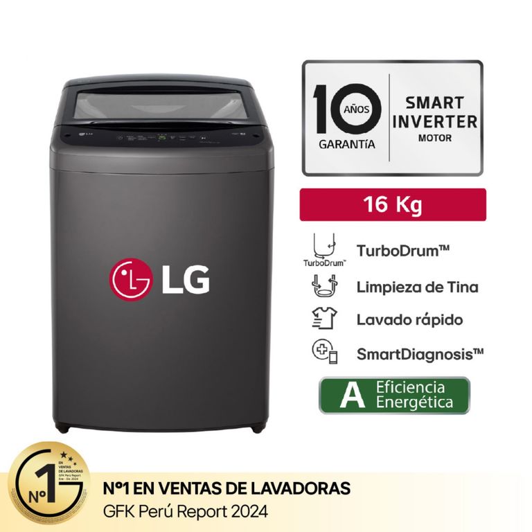 Lg Lavadora Wt16Bvtb