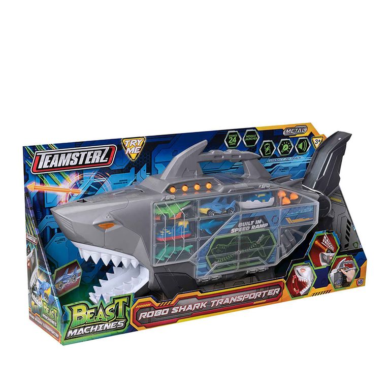 Teamsterz Beast Machines Transport Robo Tiburón