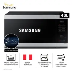 SAMSUNG - Horno Microondas Cheff Samsung 40L MG40DG5524ATPE con Dorador