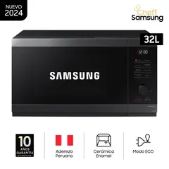 SAMSUNG - Microondas Samsung 32Lt Acero Inox Neg