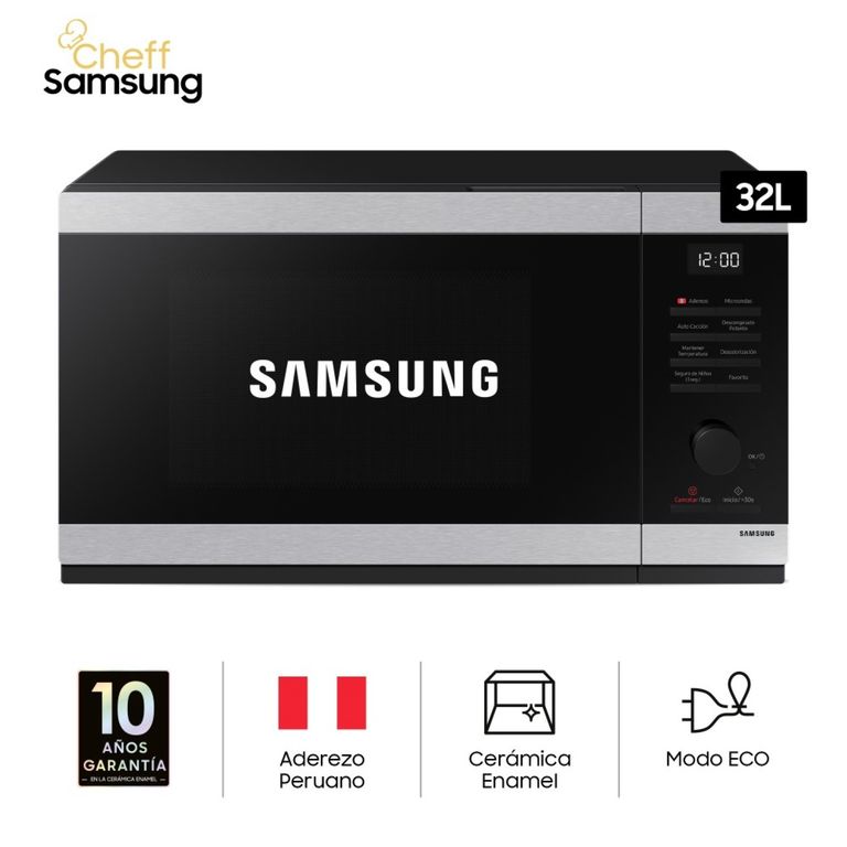 Microondas Samsung 32 L Acero Inox