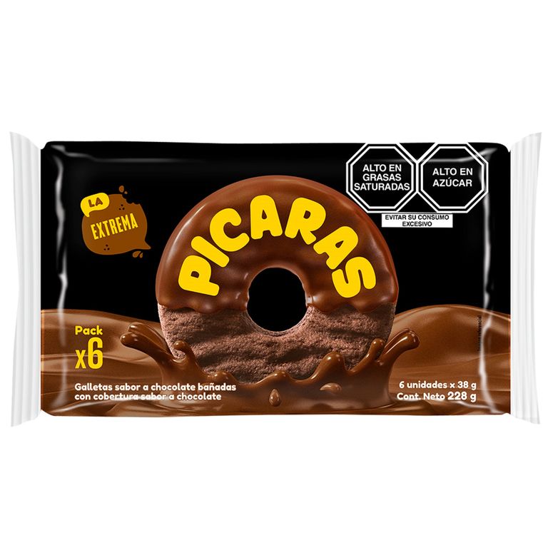 Galletas Picaras Extremas Sixpack 228 g