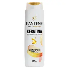 PANTENE - Shampoo Pantene Keratina Botella 300 mL