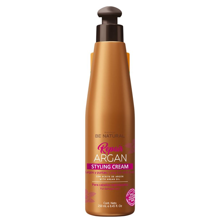 Styling Cream Be Natural Argán Envase 250 mL