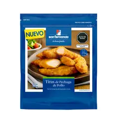SAN FERNANDO - Tiras de Pechuga de Pollo San Fernando Empaque 300 g