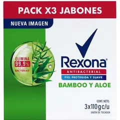 REXONA - JABON TDOR ANTB BAMB ALOE 110GX3