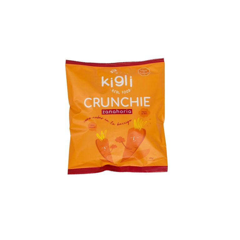 Snacks Zanahoria Kigli Crunchie Bolsa 40g