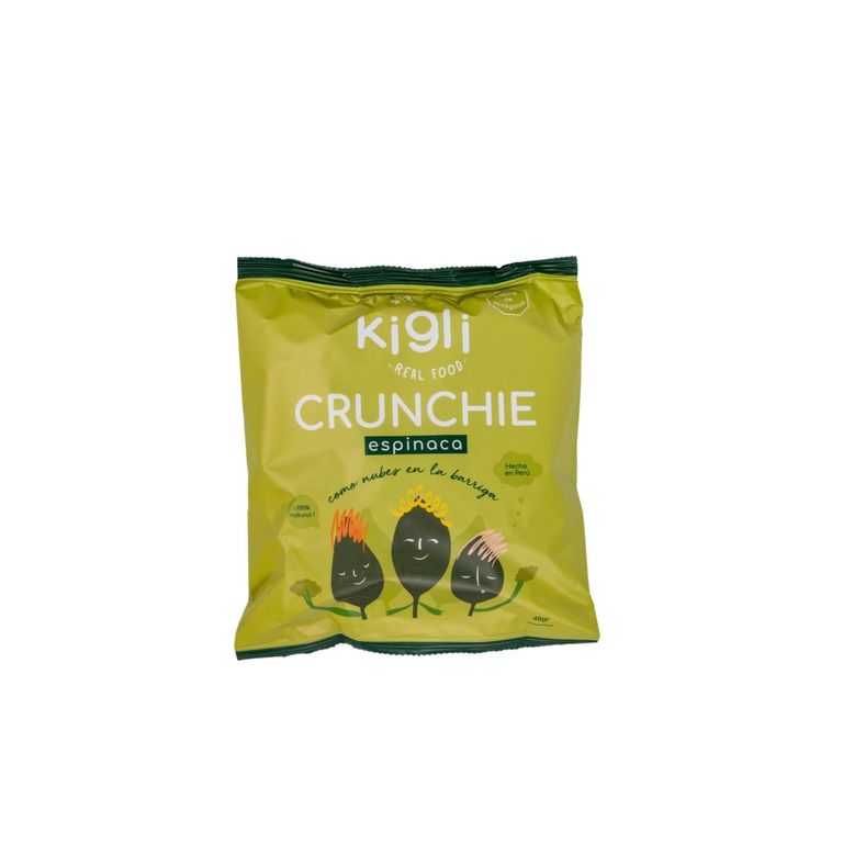 Crunchie de Espinaca Kigli Bolsa 40 g