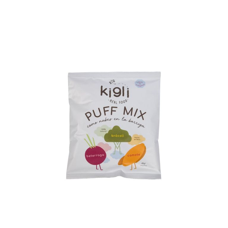 Snacks Naturales Kigli Puff Mix Bolsa 40g