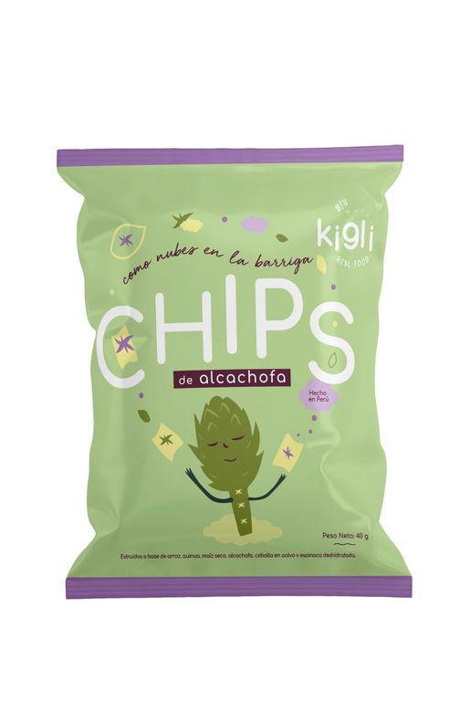 Chips Kigli Alcachofa Bolsa 40 g