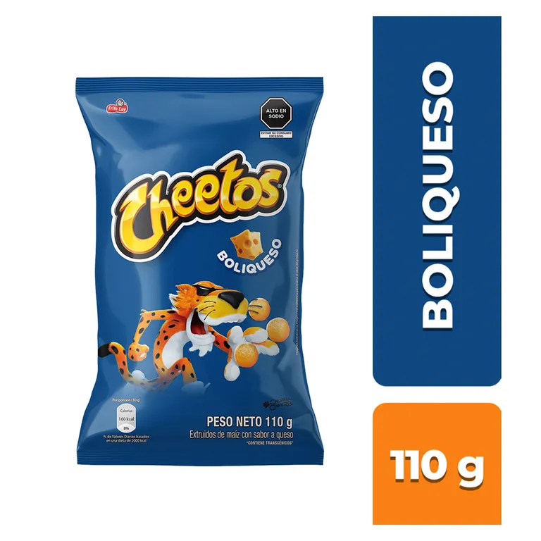 Snack de Maíz Cheetos Boliqueso Bolsa 110 g