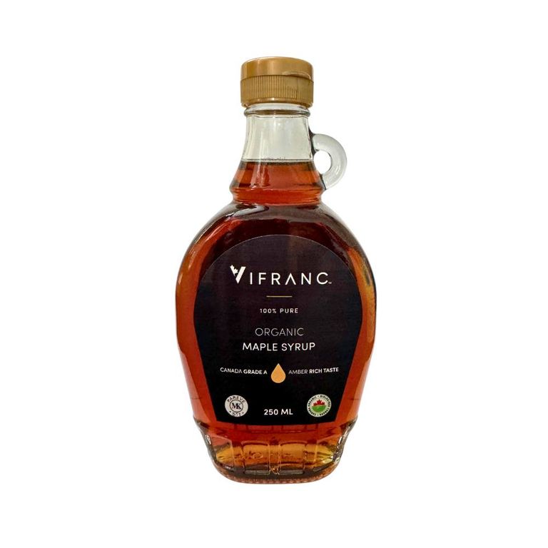 Jarabe de Maple Orgánico Vifranc Envase 250 mL