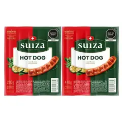 SUIZA - Pack Hotdog 400 g + 200 g