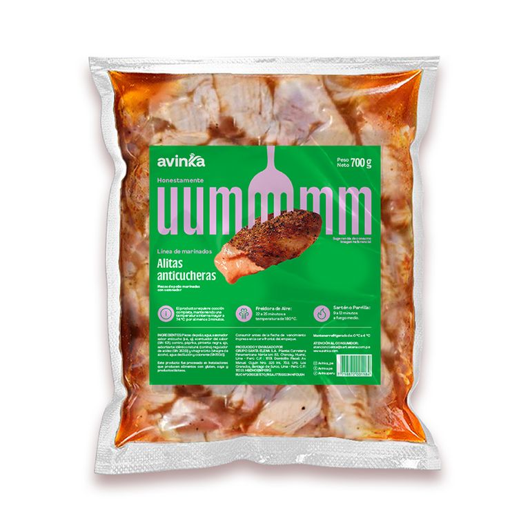 Alitas Anticucheras Avinka x 700 g