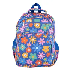 360 - Mochila Urban Flores Azules