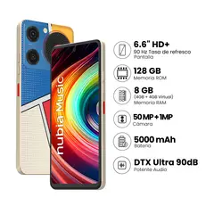 ZTE - Smartphone Zte Nubia Music 4+128 Gb 4Ff Pop Art