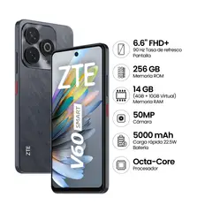 undefined - Smartphone Zte V60 Smart Z2359 4+256 Gb Ds Black