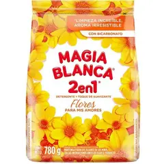 MAGIA BLANCA - Detergente Polvo Floral Bolsa 780 g