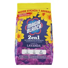 MAGIA BLANCA - Detergente en Polvo Magia Blanca Lavanda Bolsa 780 g