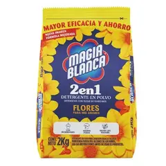 MAGIA BLANCA - Dtergente Polvo Floral Bolsa 2 kg