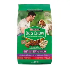 DOG CHOW - ALIM LIFE LONGV CNE PLLO BOL3KG
