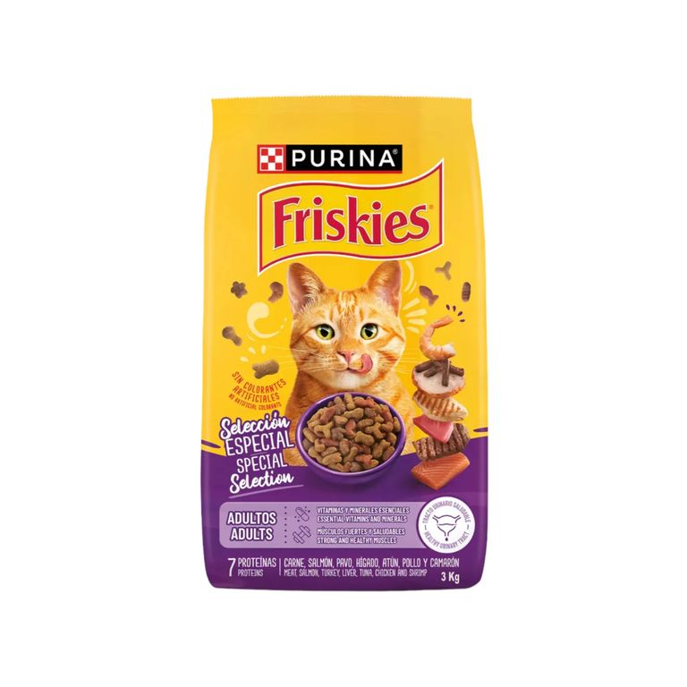 Alimento Seco para Gato Friskies Adulto Selección Especial Bolsa 3 Kg